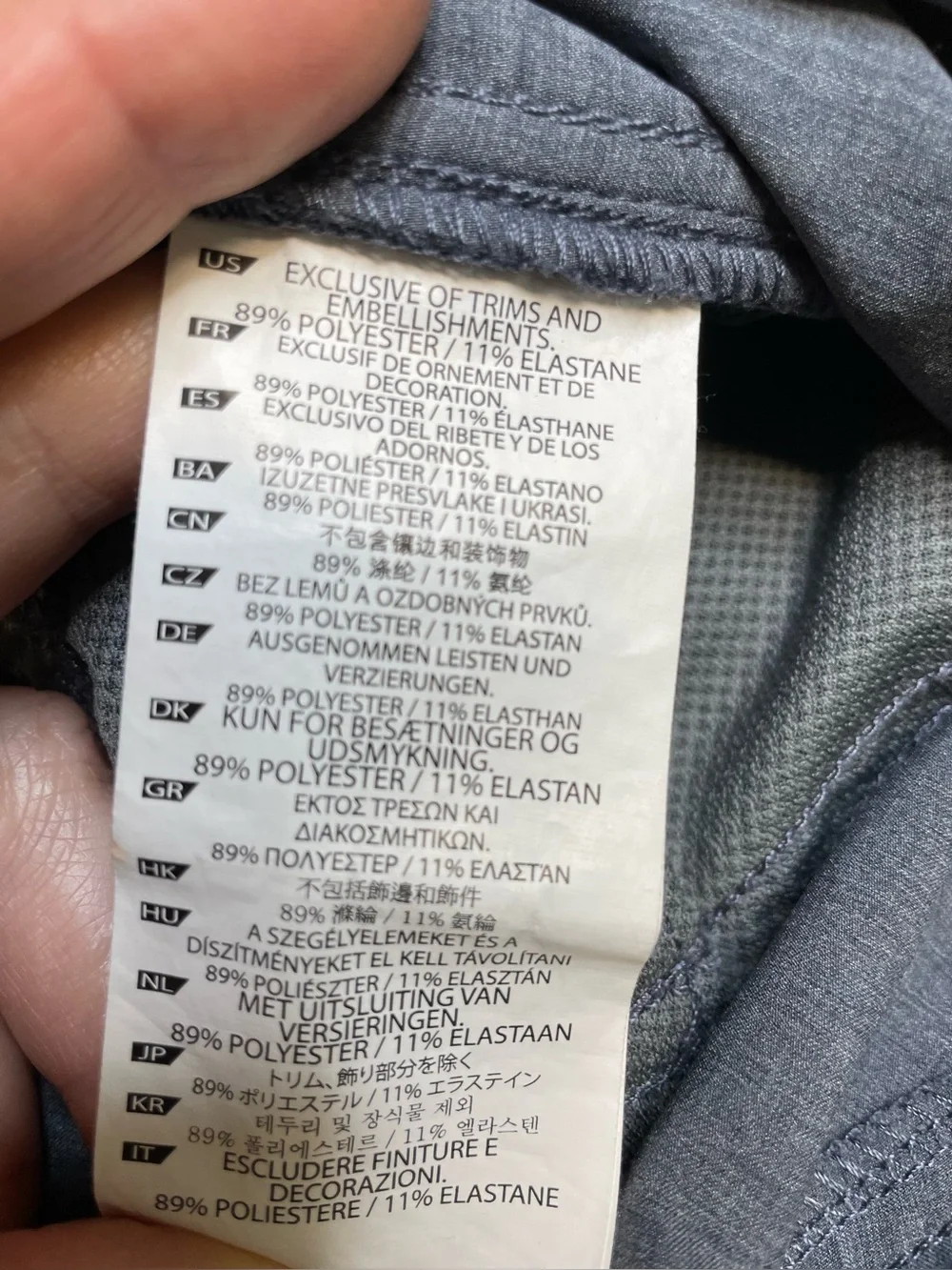 5.11 Tactical Women’s Gray Cargo Style Shorts